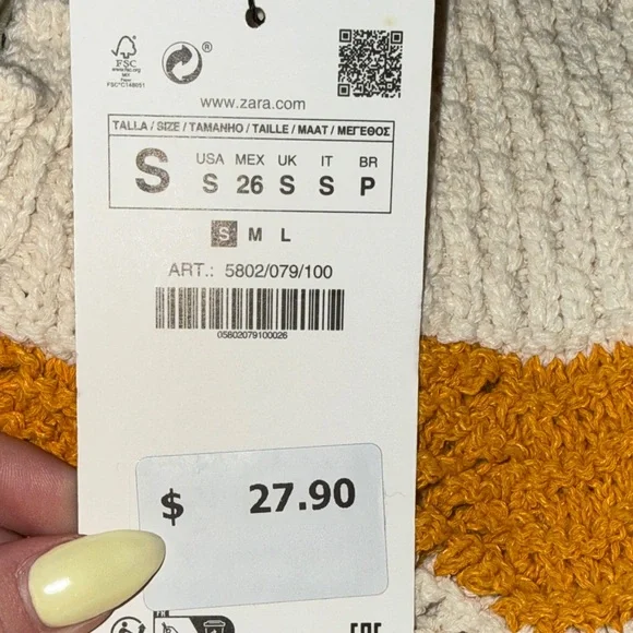 NWT ZARA Crochet Halter Top - Picture 2 of 3